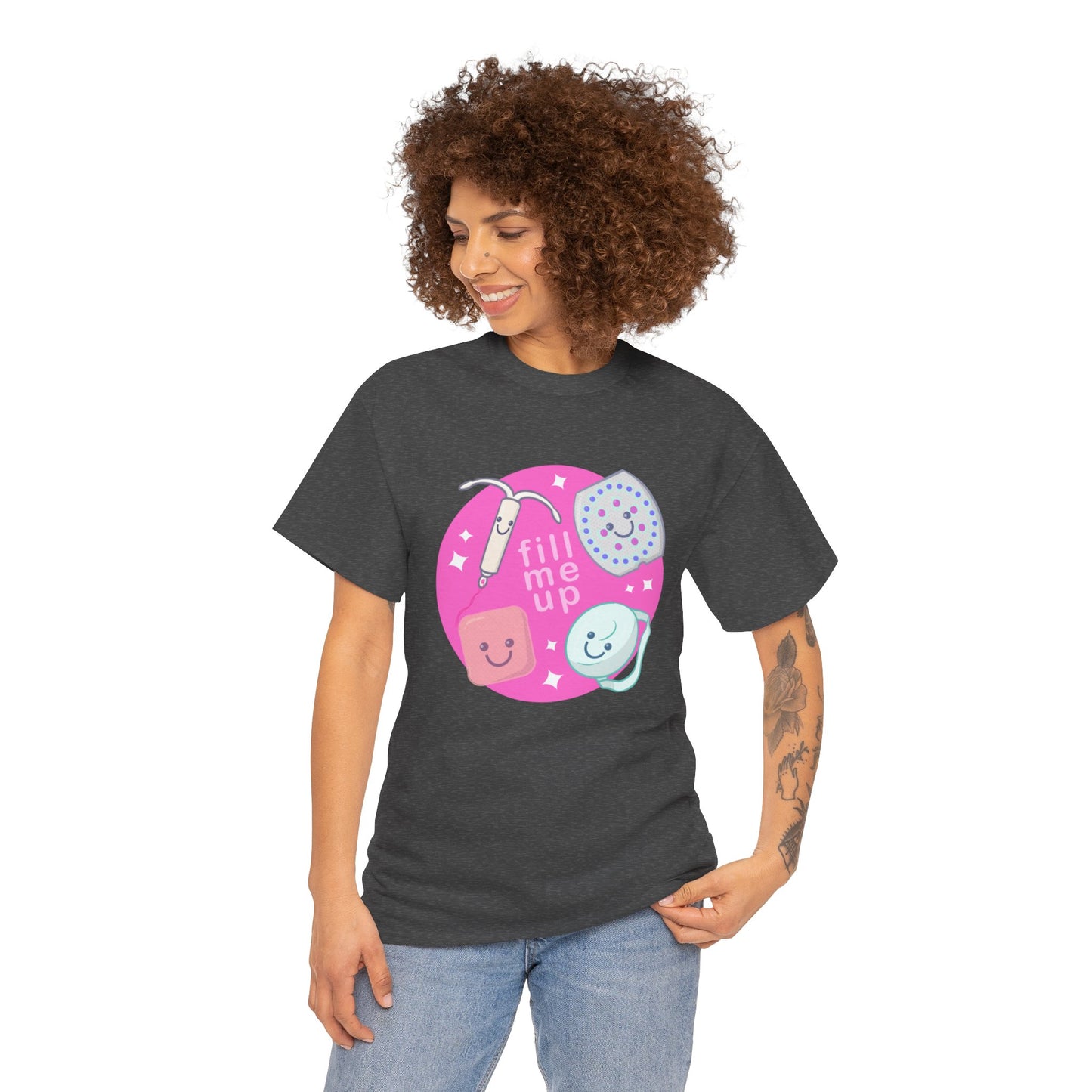 Fill Me Up Unisex Heavy Cotton Tee