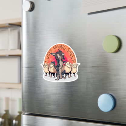 A Wolf Among Sheep Kiss-Cut Vinyl Decal