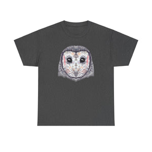 Sugar Skull Owl Unisex Heavy Cotton Tee