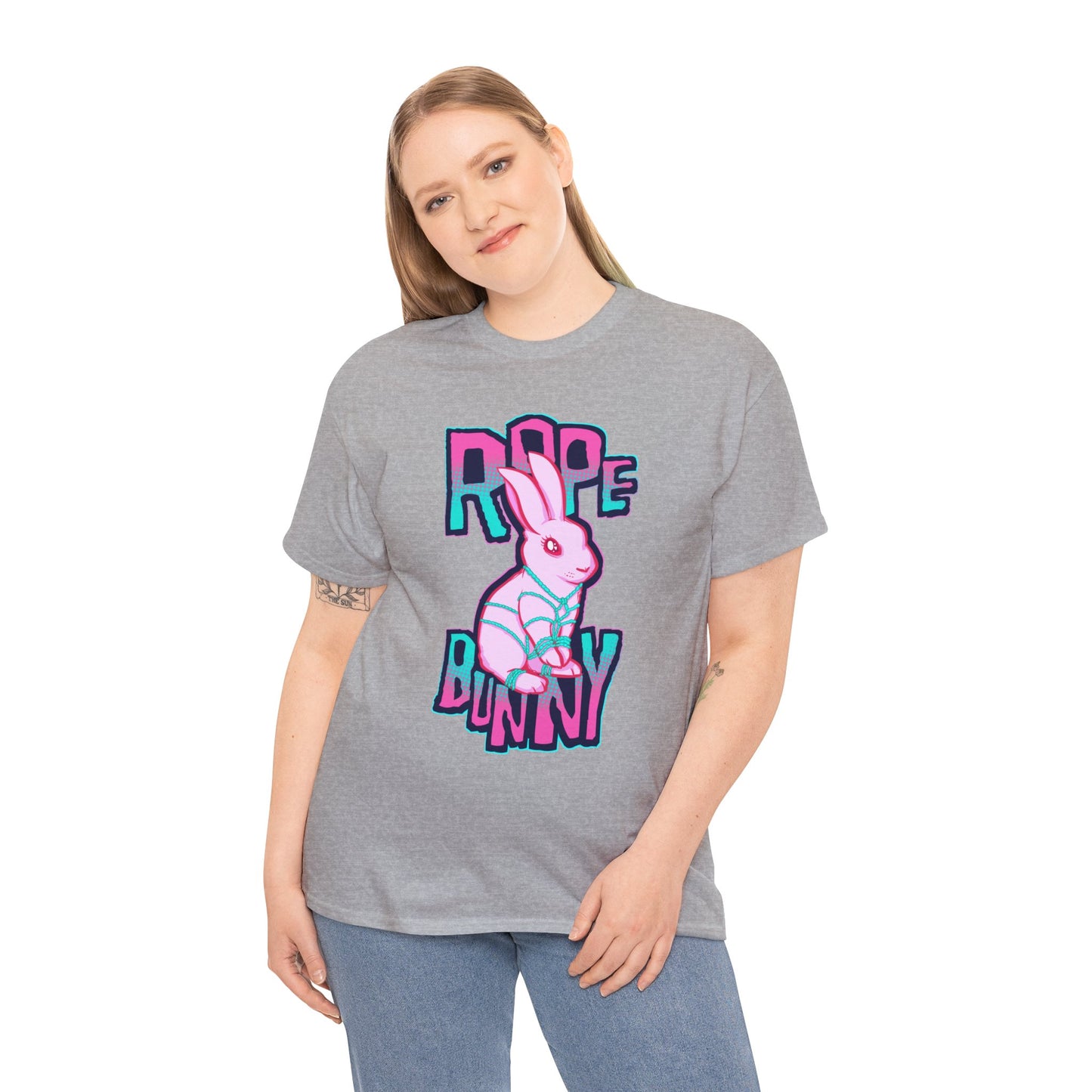 Rope Bunny Unisex Heavy Cotton Tee