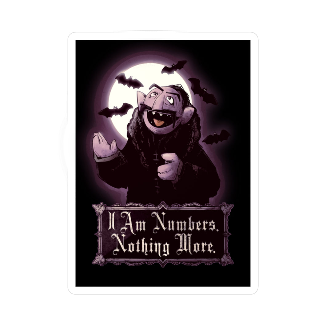 I Am Numbers Kiss-Cut Vinyl Decal