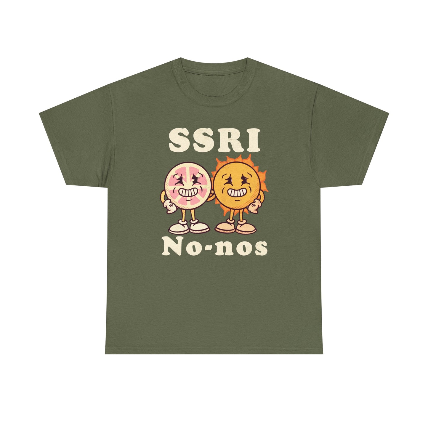SSRI No-nos Unisex Heavy Cotton Tee