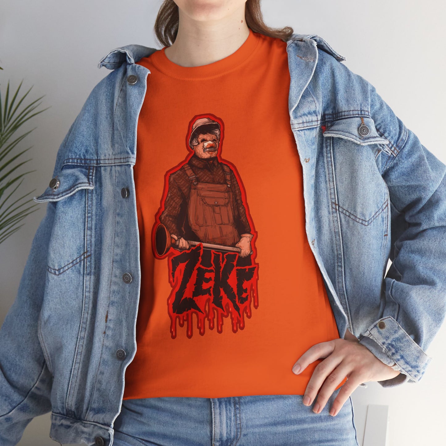 Zeke The Plumber Unisex Heavy Cotton Tee