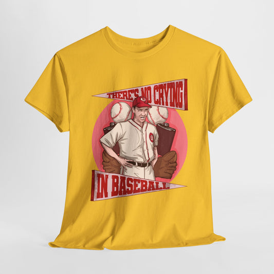 No Crying In Baseball Unisex Heavy Cotton Tee