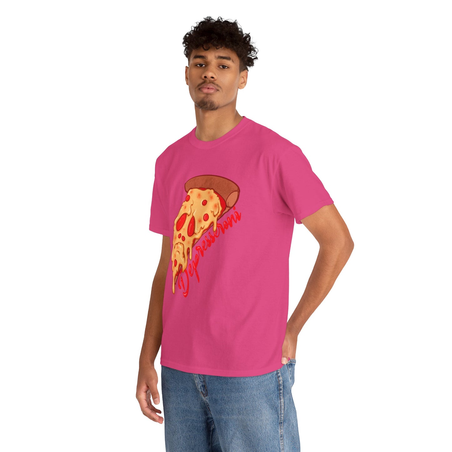 Depresseroni Unisex Heavy Cotton Tee