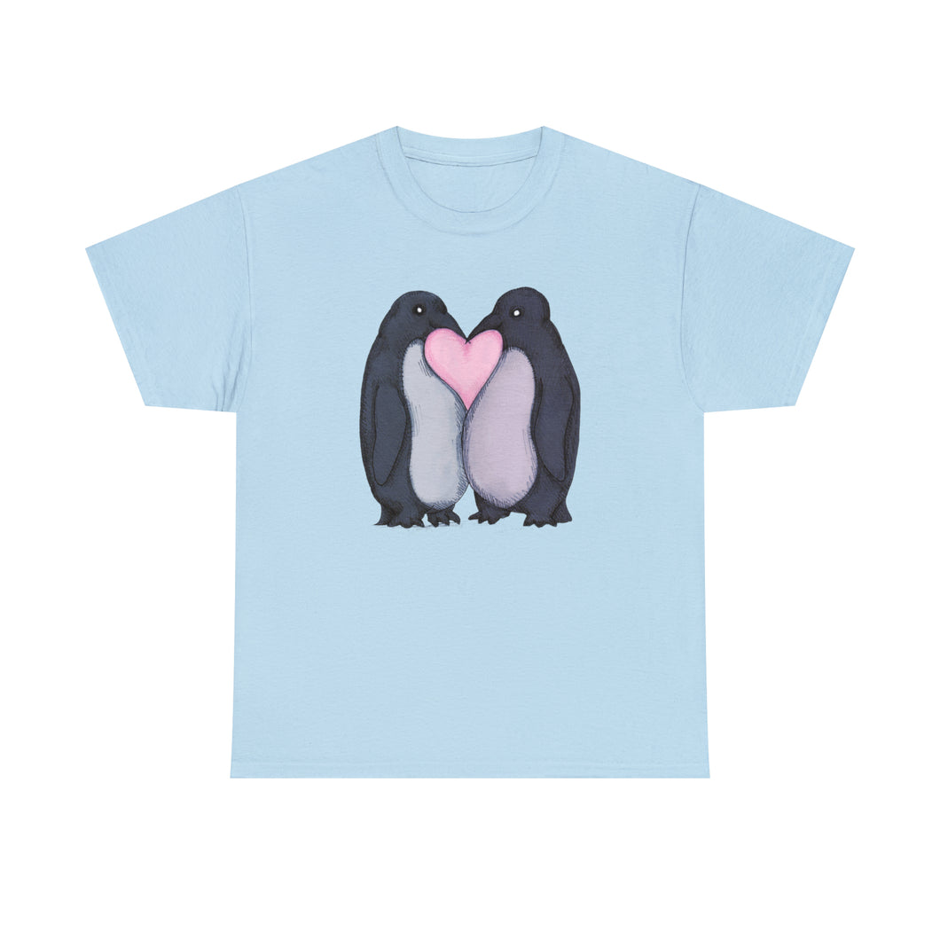 Penguin Kiss Unisex Heavy Cotton Tee