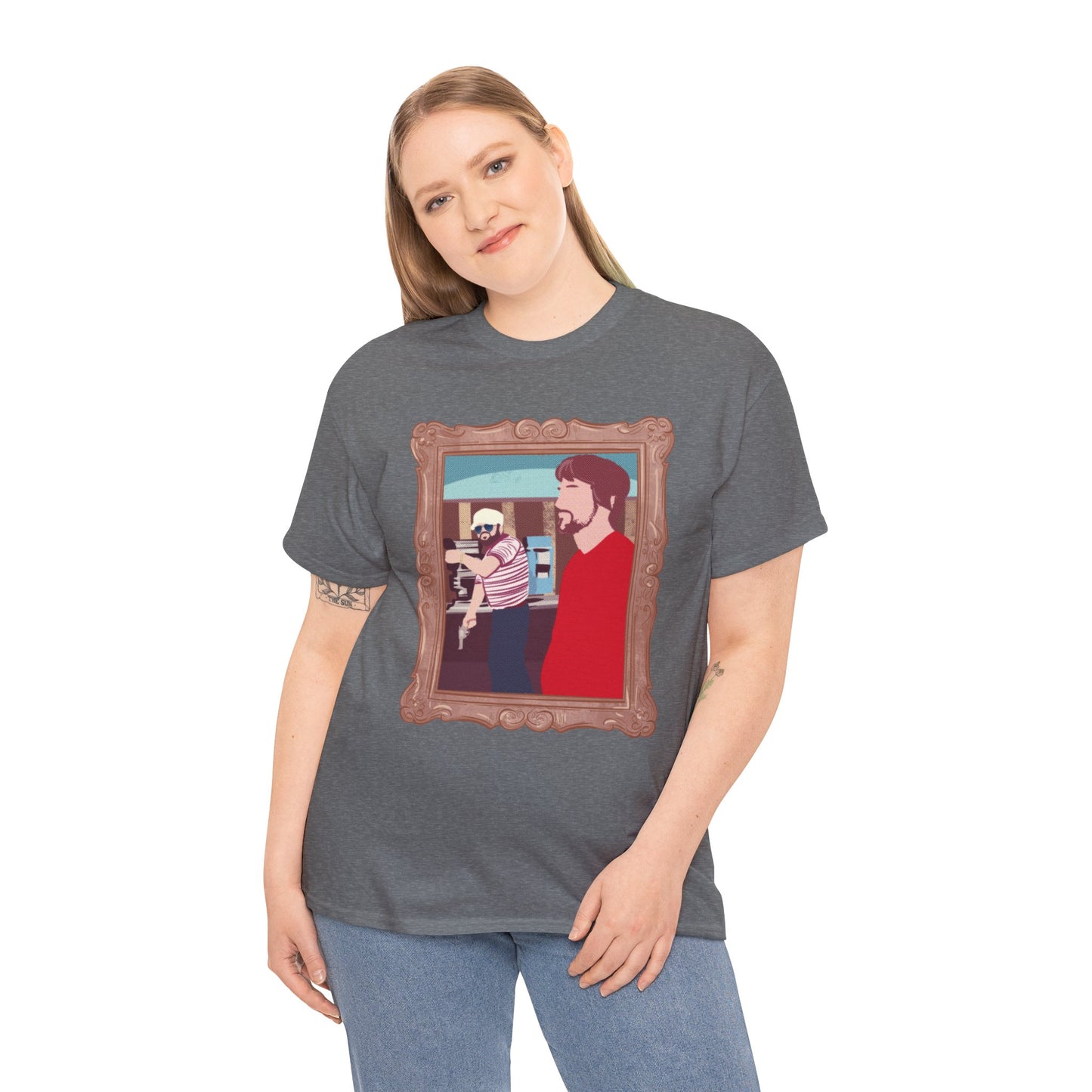 Airport Justice Unisex Heavy Cotton Tee
