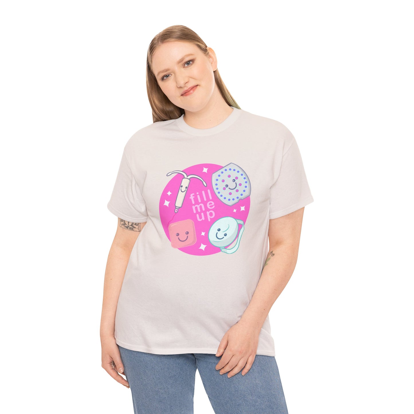 Fill Me Up Unisex Heavy Cotton Tee