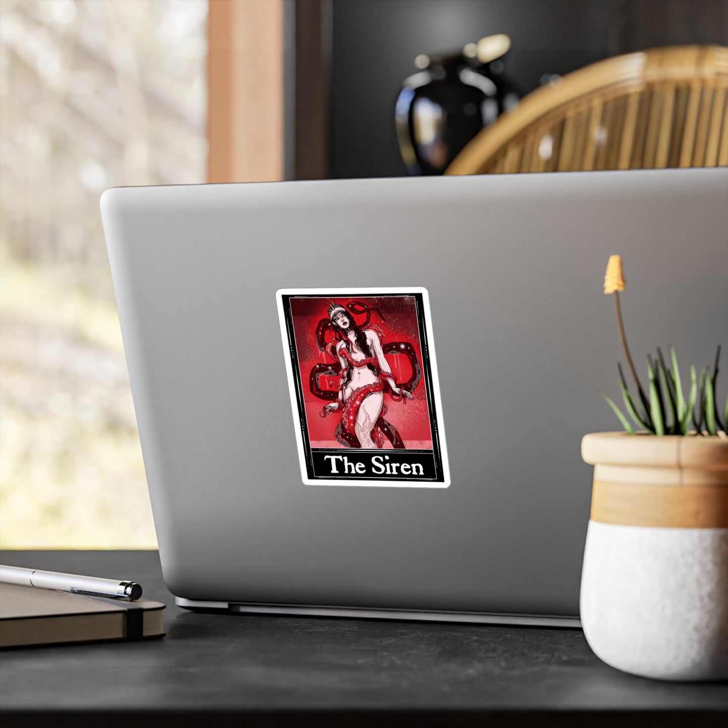 The Siren Tarot Kiss-Cut Vinyl Decal
