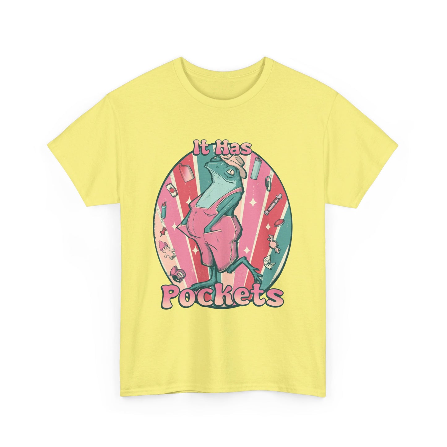 It Has Pockets Unisex Heavy Cotton Tee