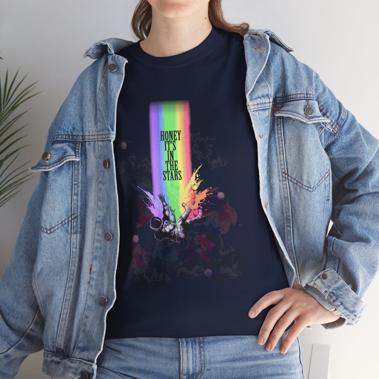 Honey It's In The Stars Unisex Heavy Cotton Tee