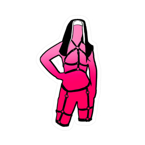 Fun Nun Kiss-Cut Vinyl Decal