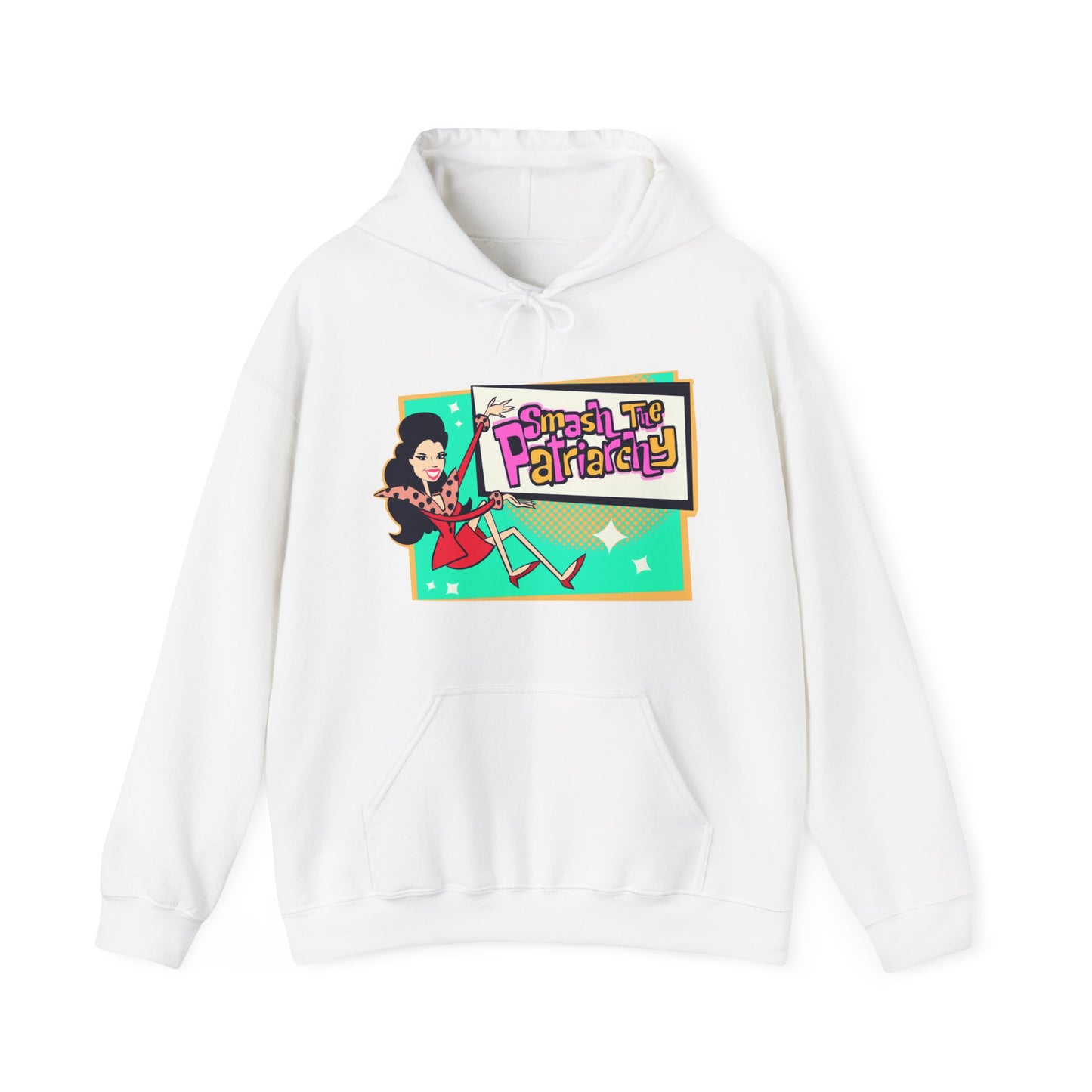 Smash The Patriarchy Unisex Heavy Blend Hooded Sweatshirt
