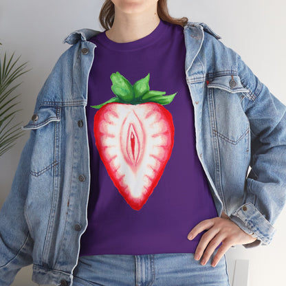 Juicy Strawberry Unisex Heavy Cotton Tee