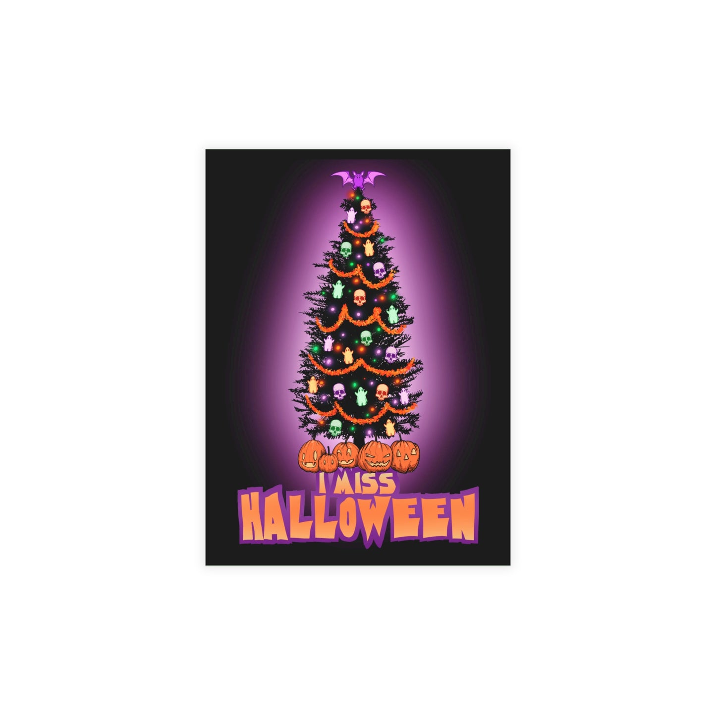 I Miss Halloween Greeting Card Bundles (10, 30, 50 pcs)