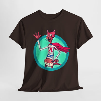 X-Ray Cat Unisex Heavy Cotton Tee