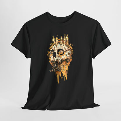 Elemental Skull Honeycore Unisex Heavy Cotton Tee