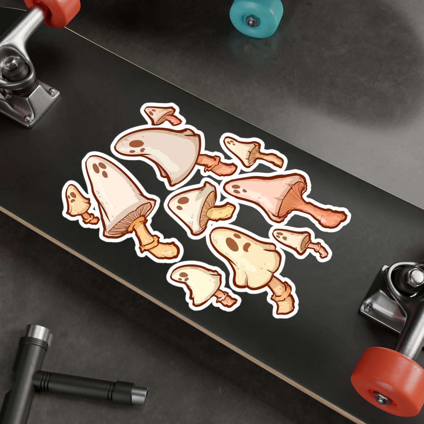 Spooky Mushrooms Kiss-Cut Vinyl Decal