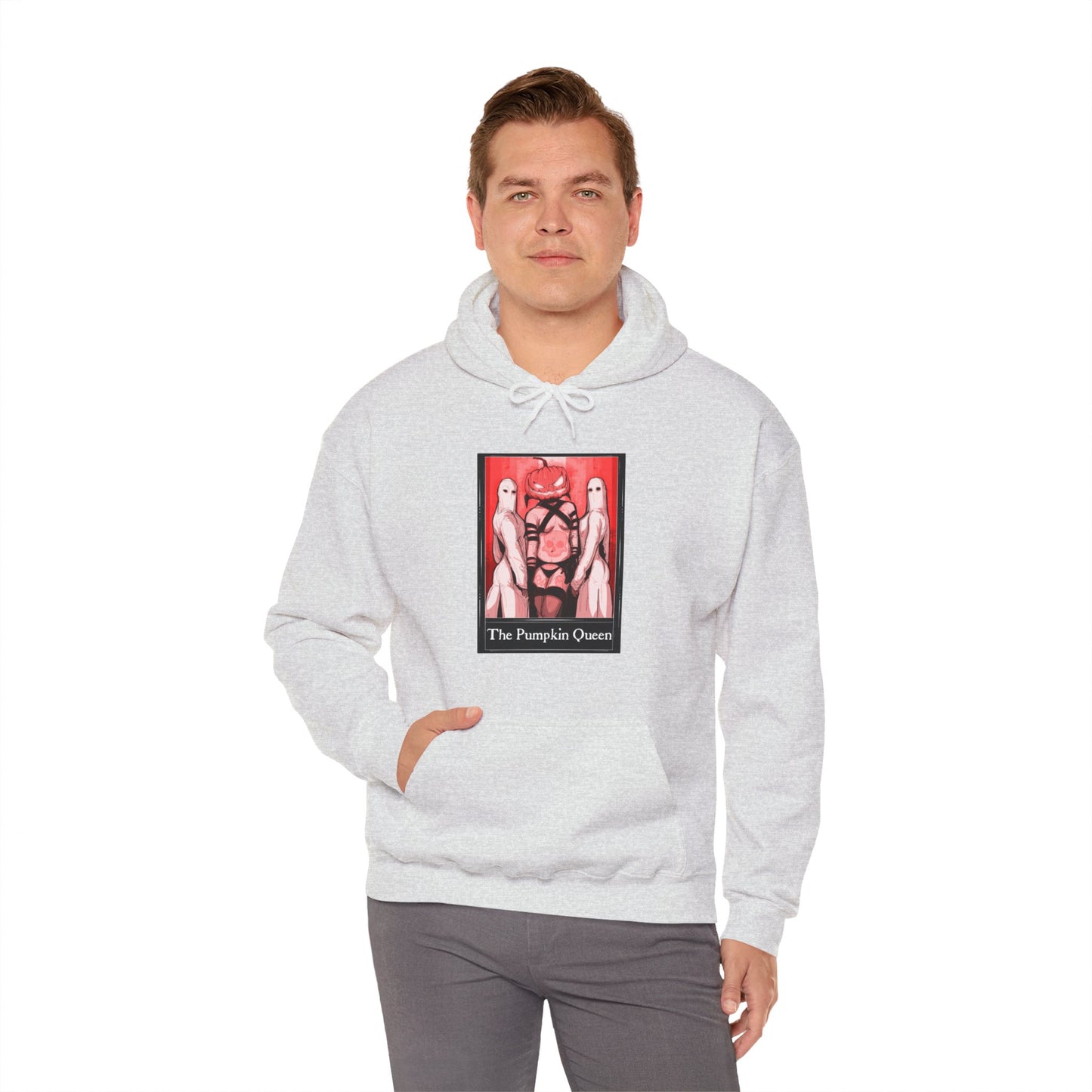 The Pumpkin Queen Tarot Unisex Heavy Blend Hooded Sweatshirt