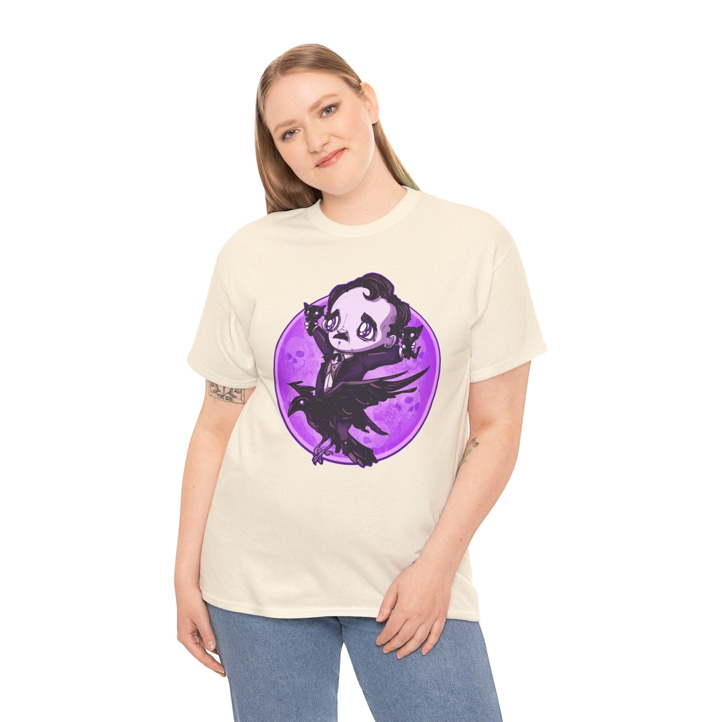 Poe Is Coming Unisex Heavy Cotton Tee