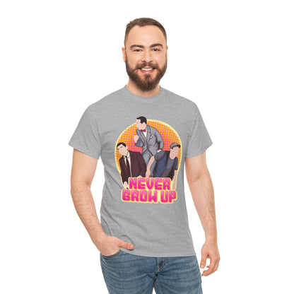 Never Grow Up Unisex Heavy Cotton Tee