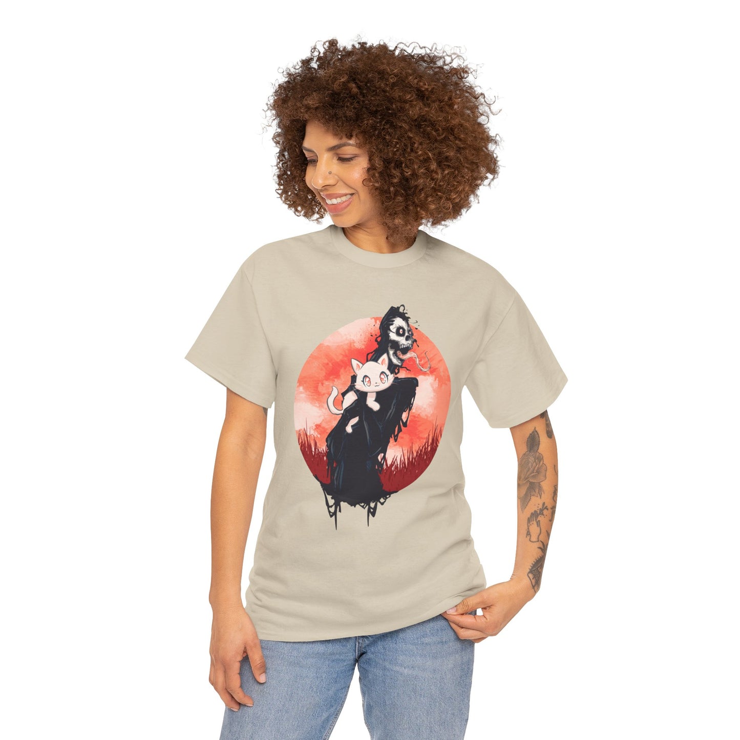 Cat Person Unisex Heavy Cotton Tee