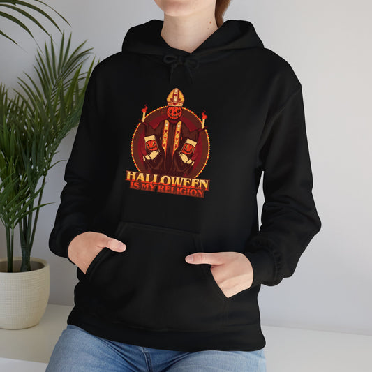 Halloween Is My Religion Unisex Heavy Blend Hooded Sweatshirt