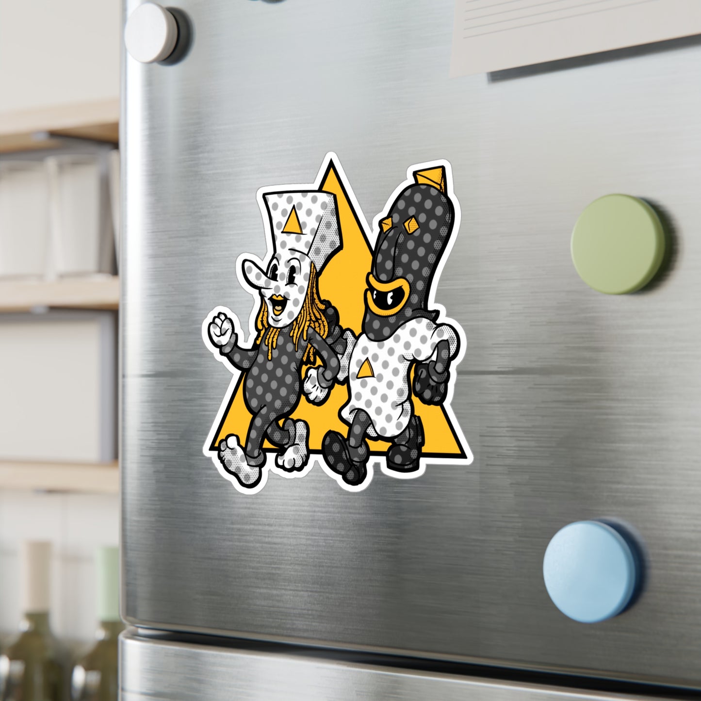 Microtonal Rubber Hose Kiss-Cut Vinyl Decal