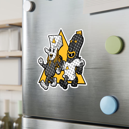 Microtonal Rubber Hose Kiss-Cut Vinyl Decal