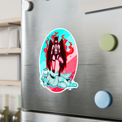Fire & Ice Kiss-Cut Vinyl Decal