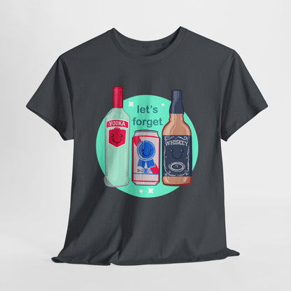 Let's Forget Unisex Heavy Cotton Tee