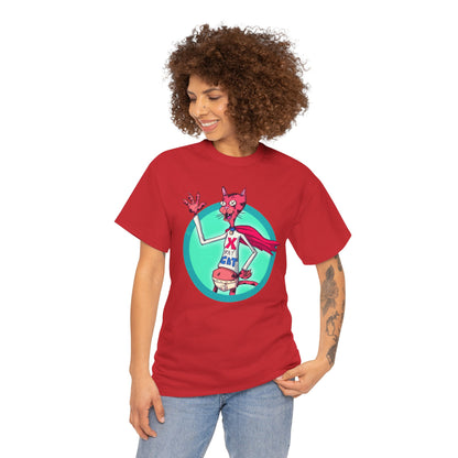 X-Ray Cat Unisex Heavy Cotton Tee