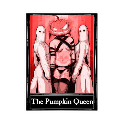 The Pumpkin Queen Tarot Kiss-Cut Vinyl Decal