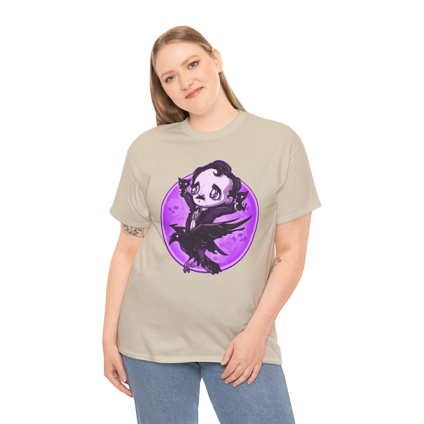 Poe Is Coming Unisex Heavy Cotton Tee