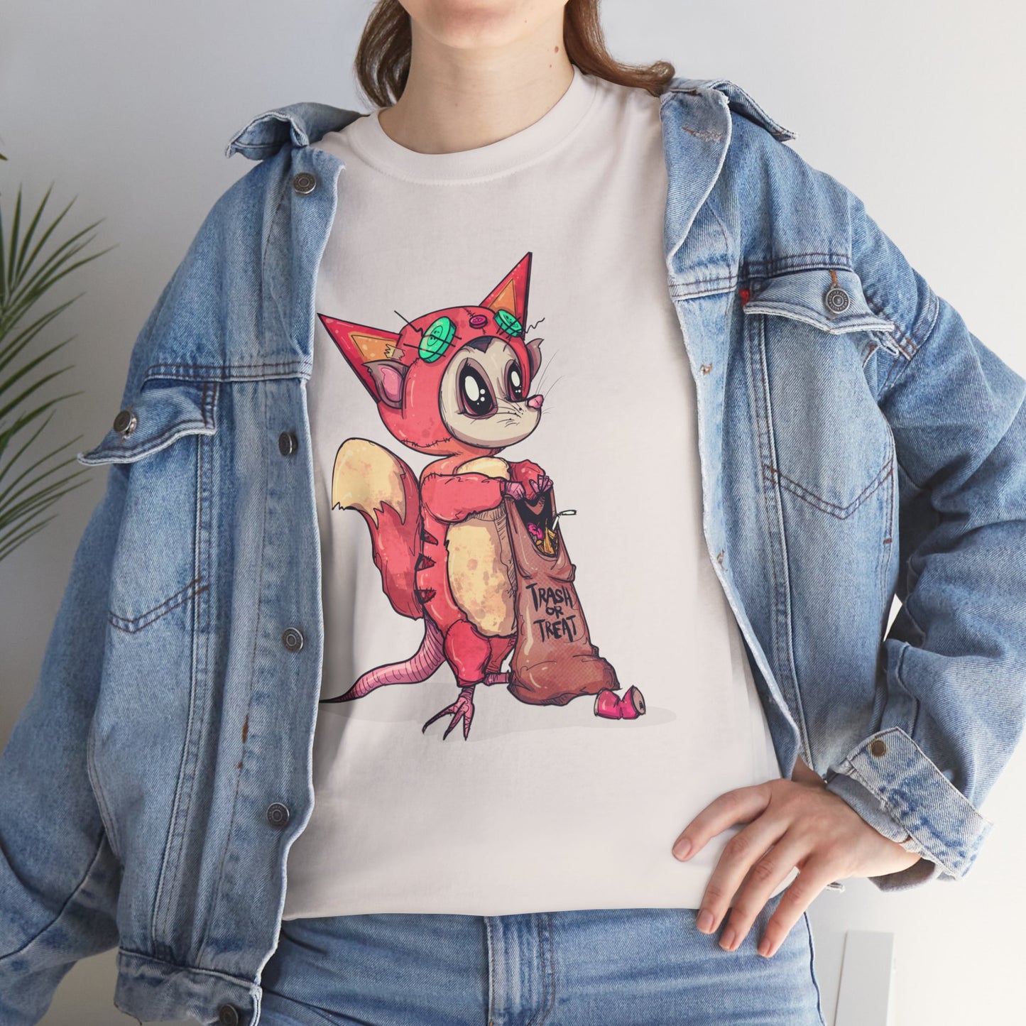 Trash Or Treat Unisex Heavy Cotton Tee