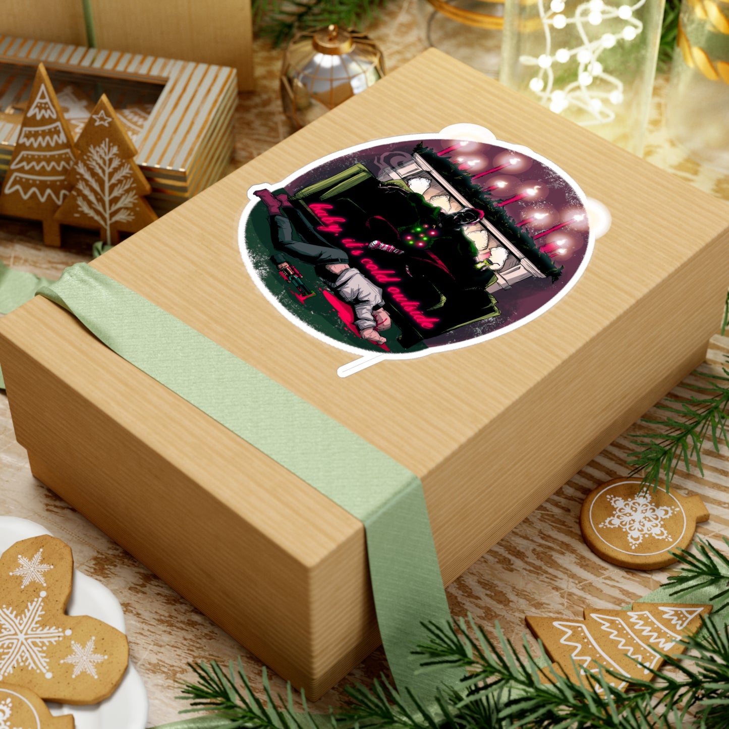 Baby It's Cold Outside Kiss-Cut Vinyl Decal