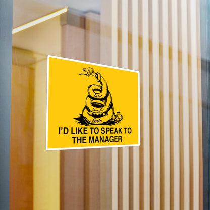Gadsden Karen Kiss-Cut Vinyl Decal