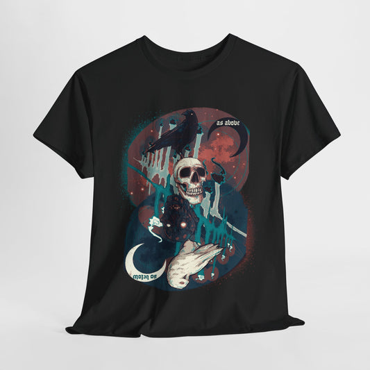 As Above So Below VI Unisex Heavy Cotton Tee