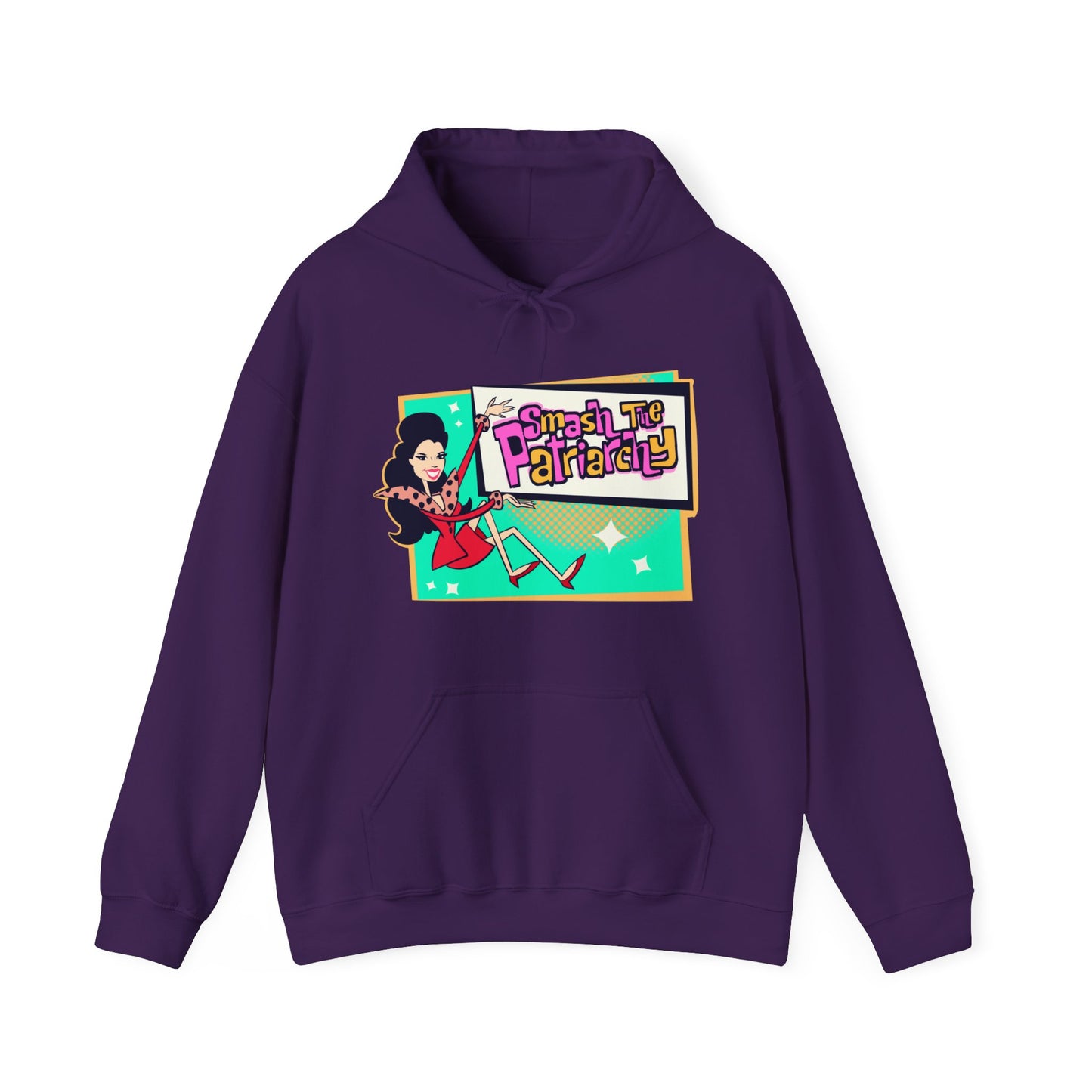 Smash The Patriarchy Unisex Heavy Blend Hooded Sweatshirt