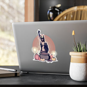 Coffee Witch Kiss-Cut Vinyl Decal