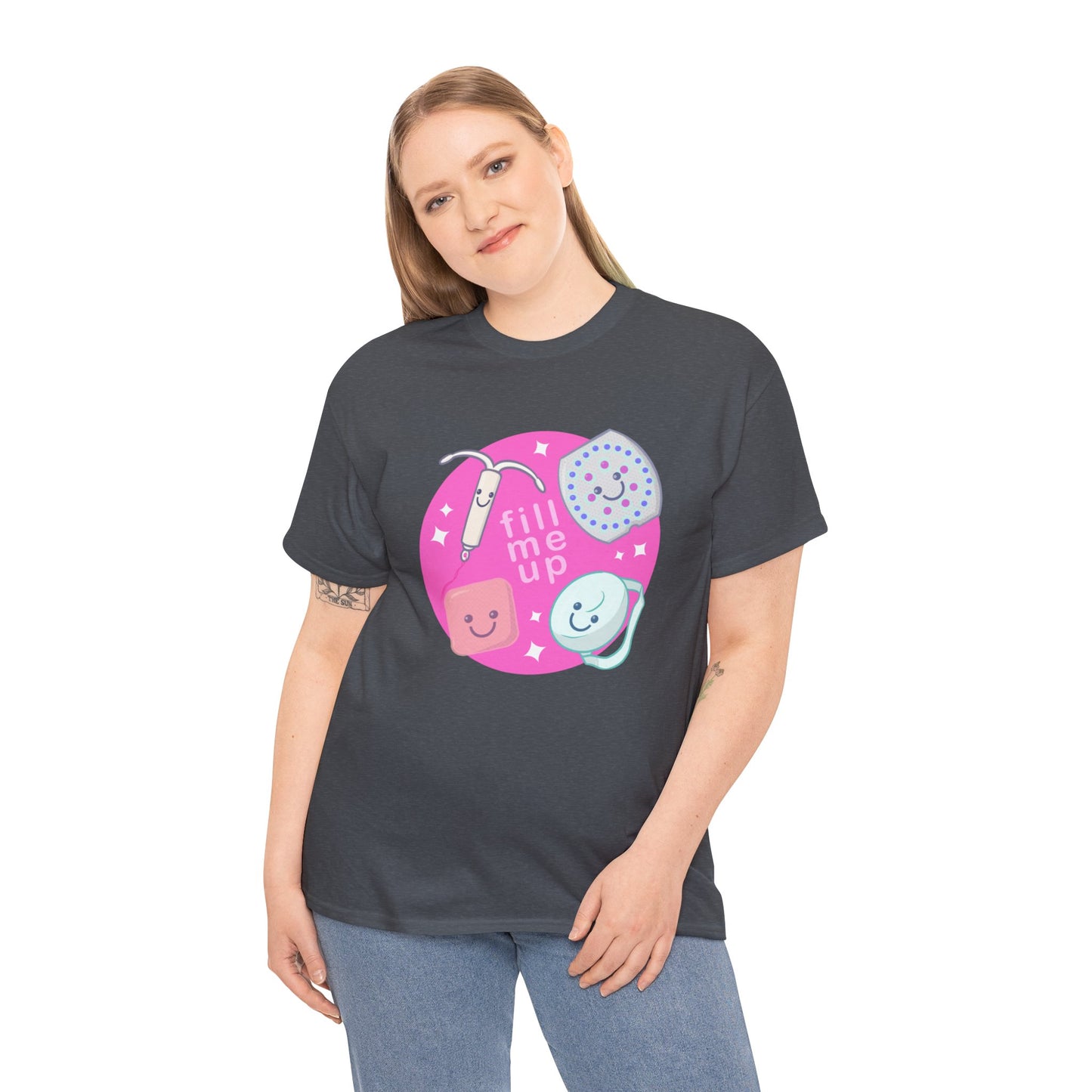 Fill Me Up Unisex Heavy Cotton Tee