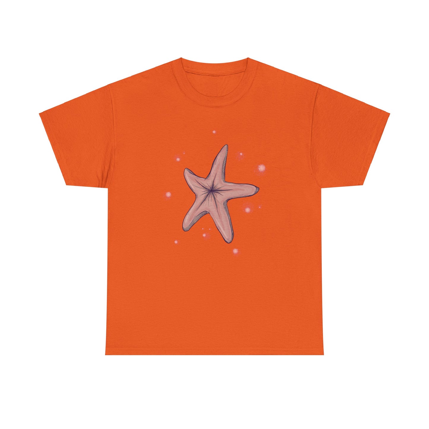 Chocolate Starfish Unisex Heavy Cotton Tee