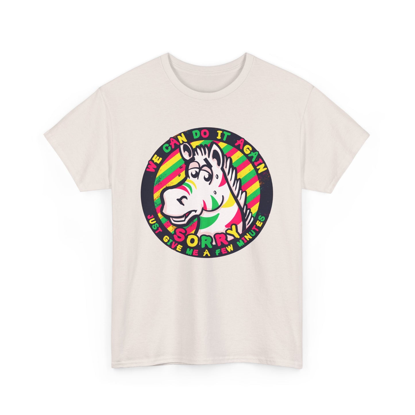 Premature Zebra Unisex Heavy Cotton Tee