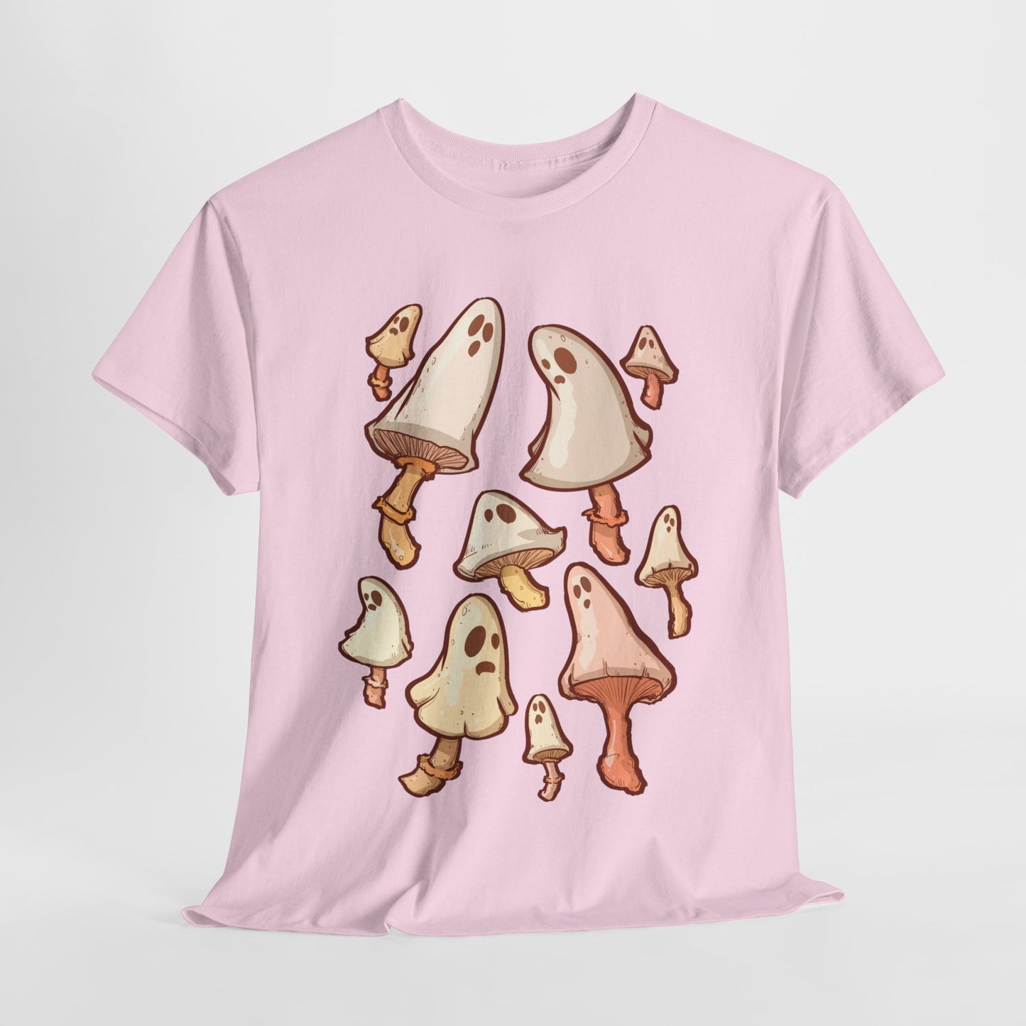 Spooky Mushrooms Unisex Heavy Cotton Tee