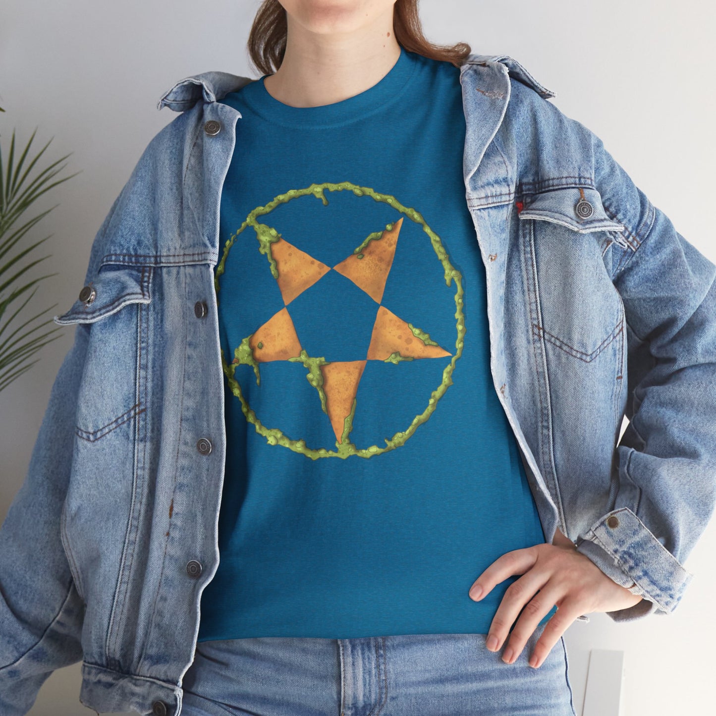Guacamole Pentagram Unisex Heavy Cotton Tee