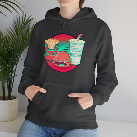 Spooky Fast Food Unisex Heavy Blend Hooded Sweatshirt