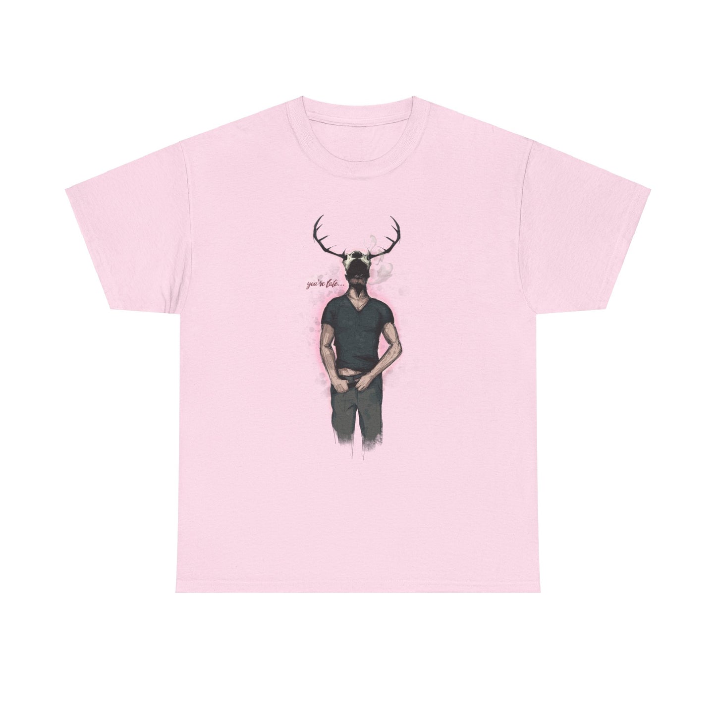 Deer Daddy Series 5: Youre Late Unisex Heavy Cotton Tee