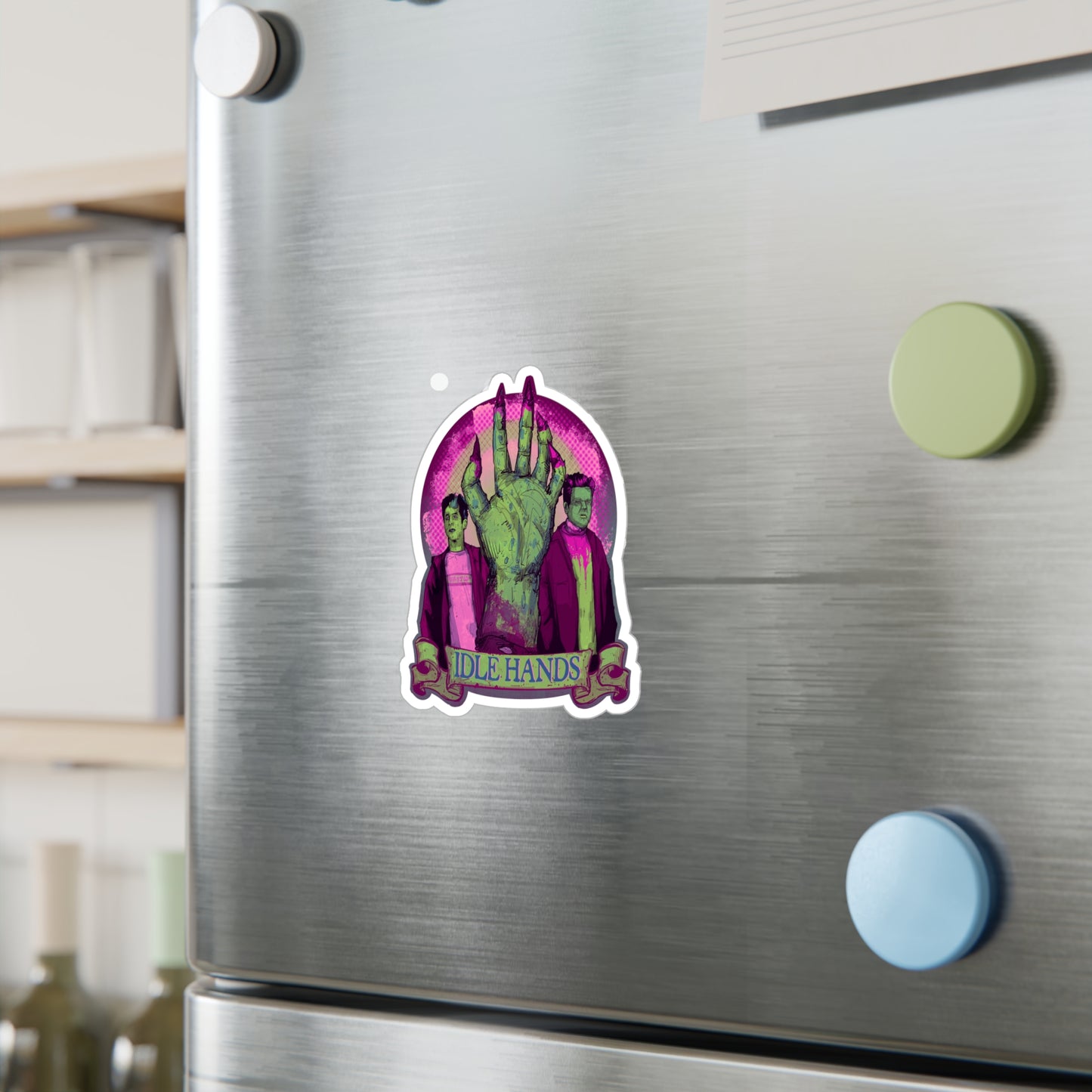 Idle Hands Kiss-Cut Vinyl Decal