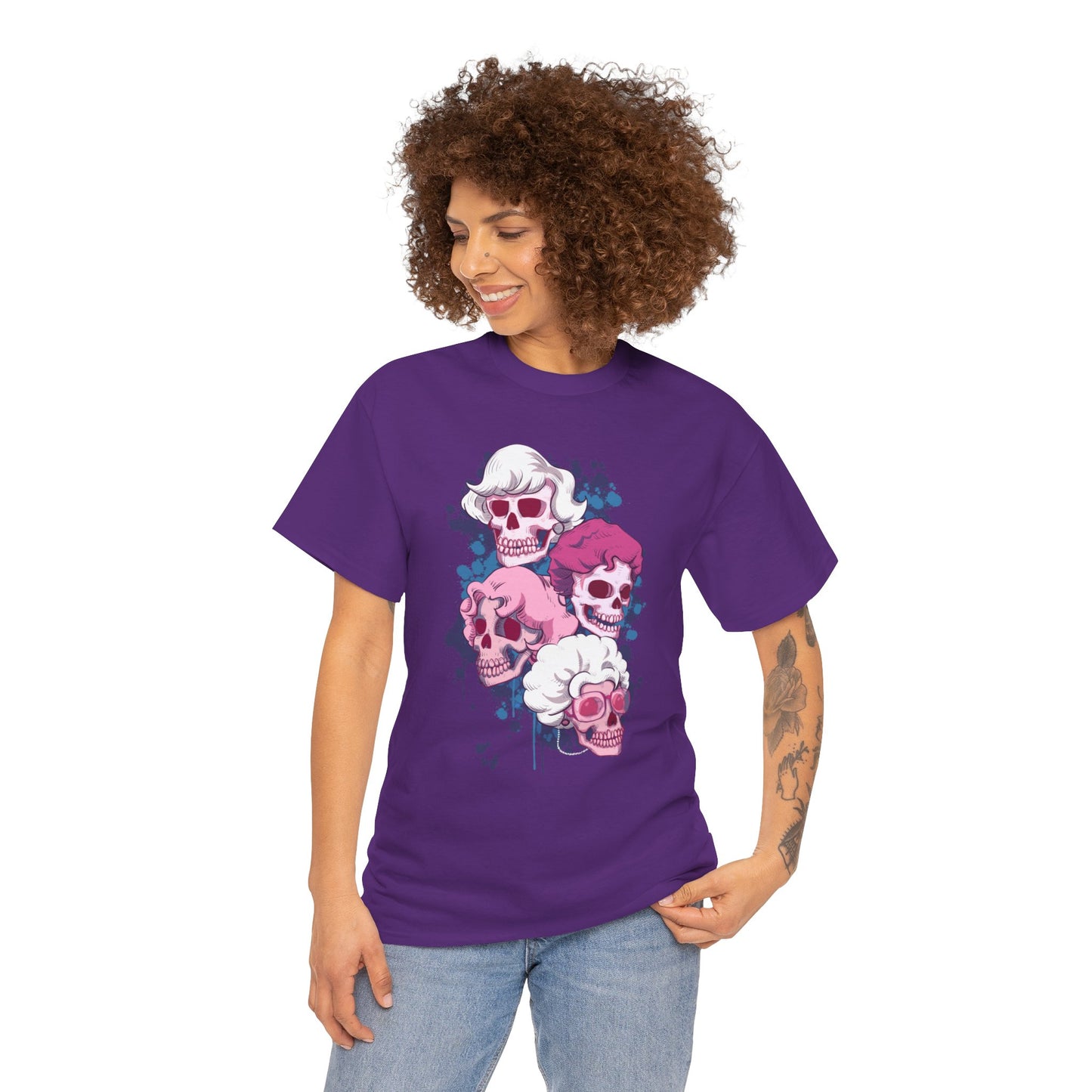 Gold Skulls Unisex Heavy Cotton Tee