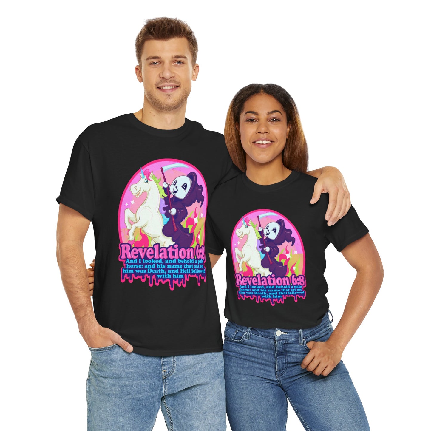 Revelation 6:8 Unisex Heavy Cotton Tee